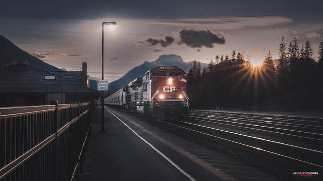 Last Train to Banff print