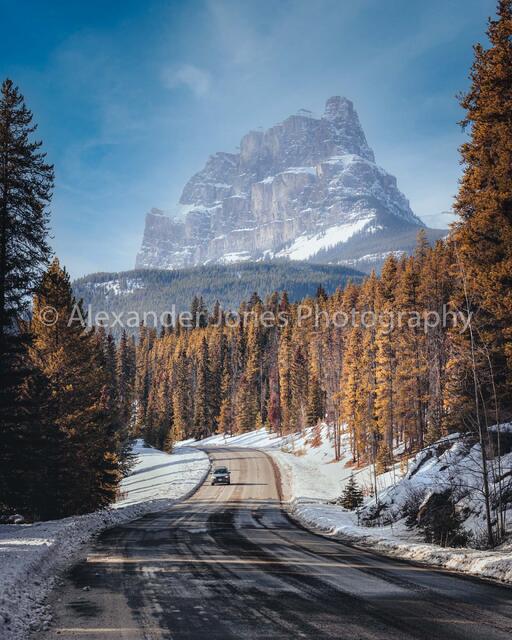 Castle Mountain Cruise print