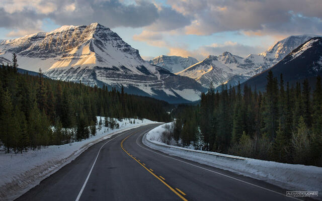 Icefield Parkway Rise print