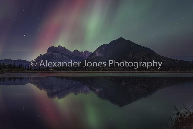 Mount Rundle Fire Festival print
