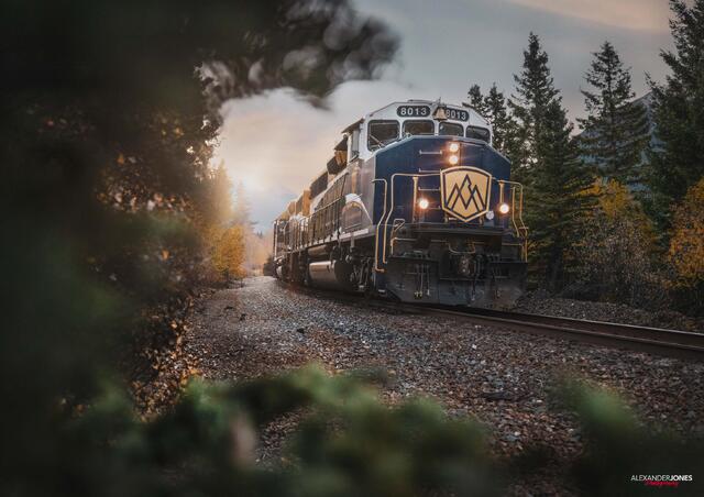Rocky Mountaineer Daybreak print