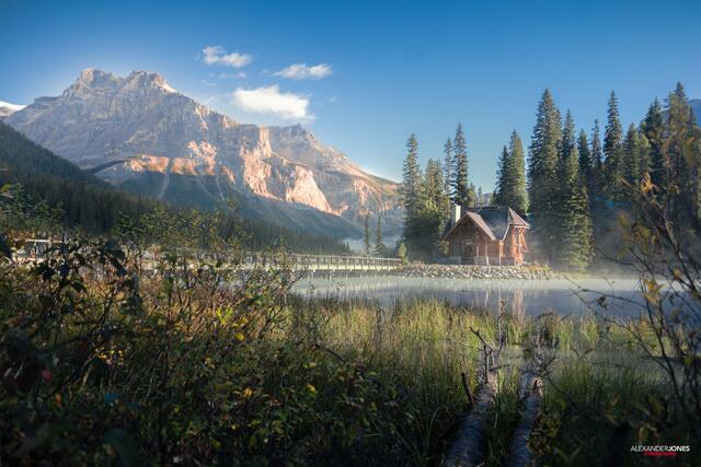Misty Morning (Emerald Lake) print